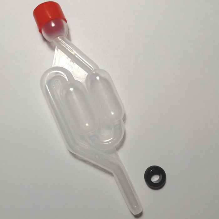 Jual SShaped Airlock For Fermentation, Grommet Included Berkualitas