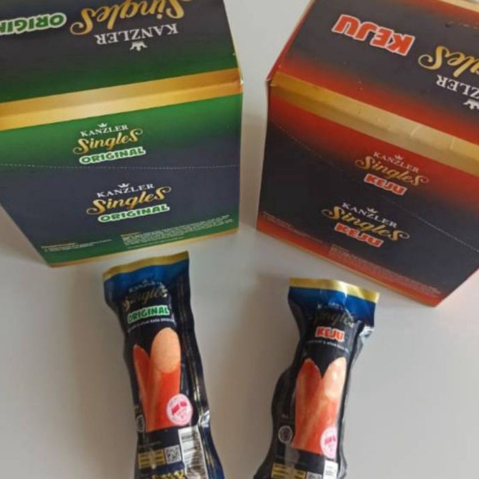 Jual 12.12 Promo Brand 1 BOX KANZLER SINGLES SOSIS BAKSO ISI 12 PCS 1 ...