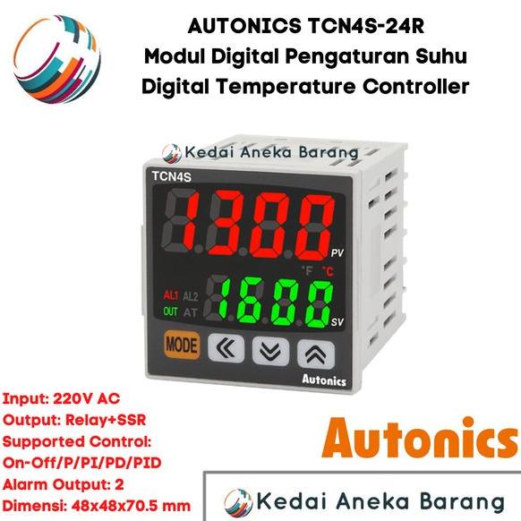 Jual Digital Temperature Controller Autonics TCN4S24R TCN4S 24R Temperatur Suhu Panas Control