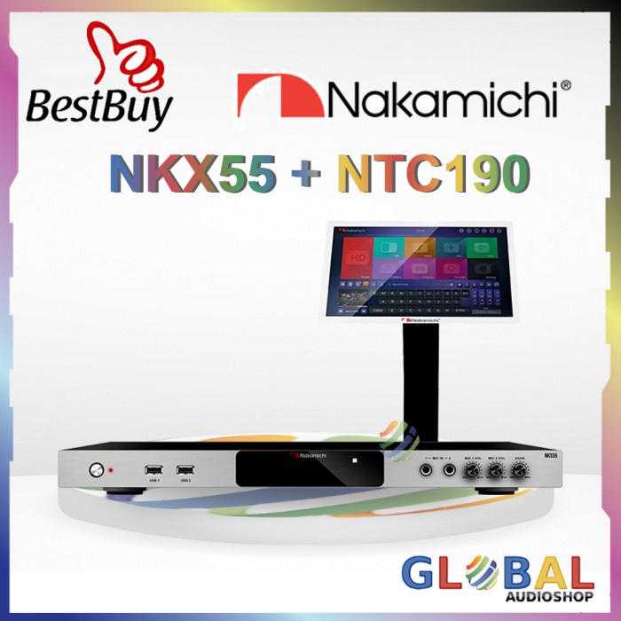 Jual Nakamichi Nkx 55 2tb Player Nt 190 Touchscreen Paket Karaoke 19