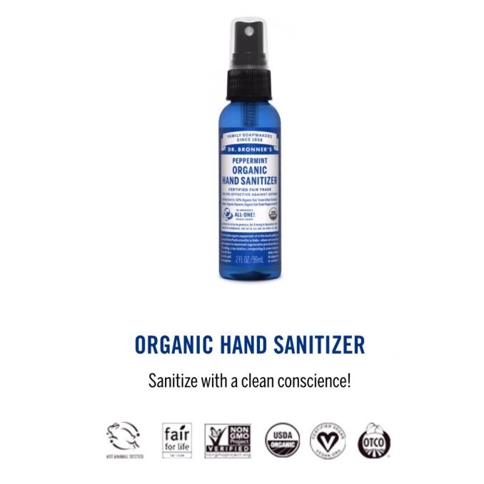Jual Dr Bronners Dr. Bronners Organic All Natural Hand Sanitizer Spray Shopee Indonesia