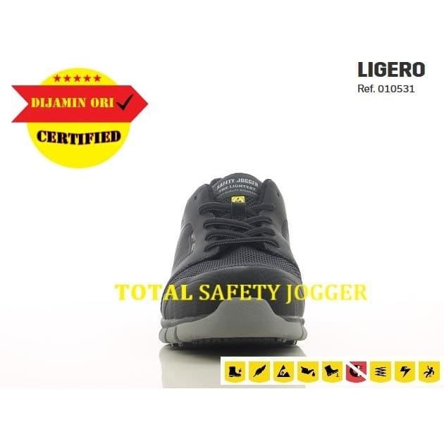 Jual SEPATU SAFETY JOGGER LIGERO BLACK Shopee Indonesia