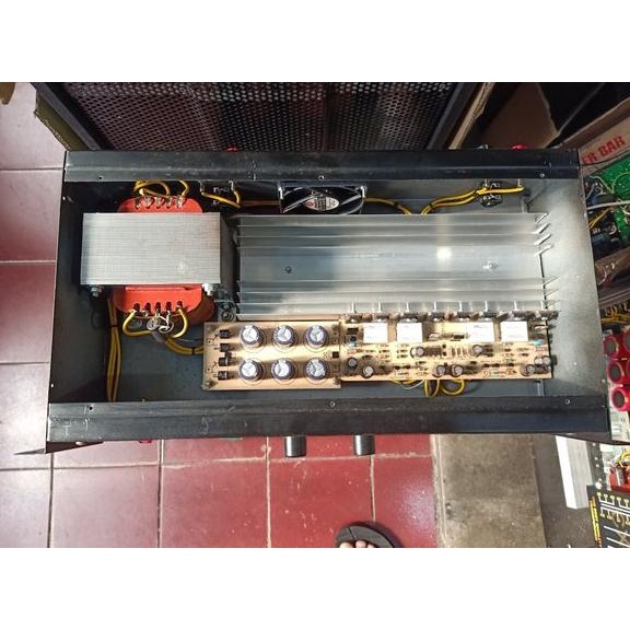 Jual ampli rakitan box cx 100 type b dan d trafo 10 ampere besar bisa