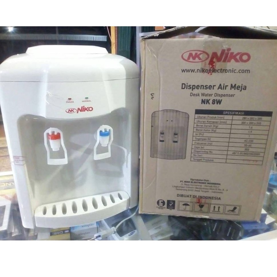 Jual Motif Terkini Dispenser Niko Nk 8w Desk Water Hot Normal Dispenser Galon Air Panas 2924