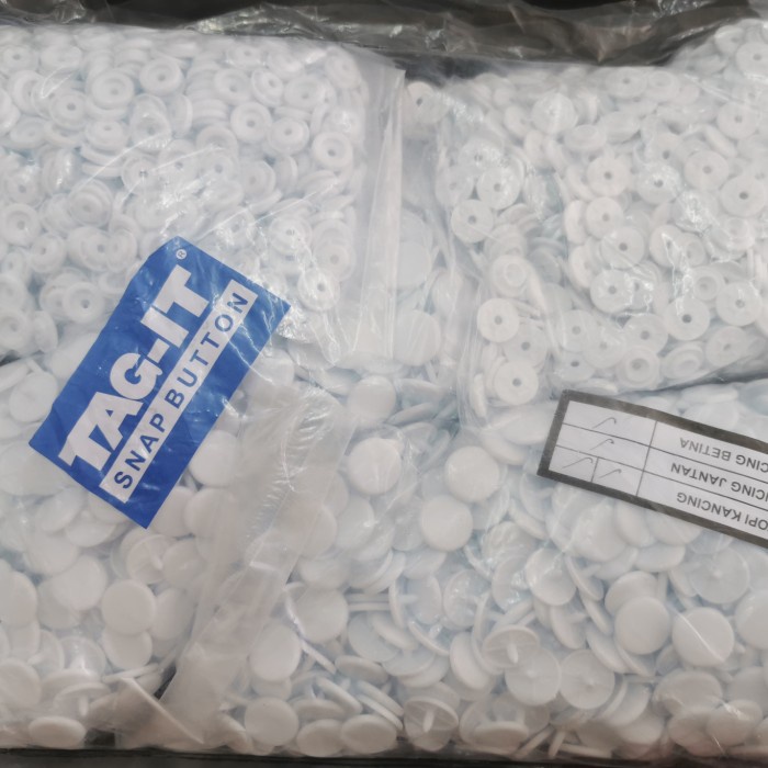 Jual Kancing Cetet Plastik 15Mm / Kancing Tag It 1515 / 5Gross ...