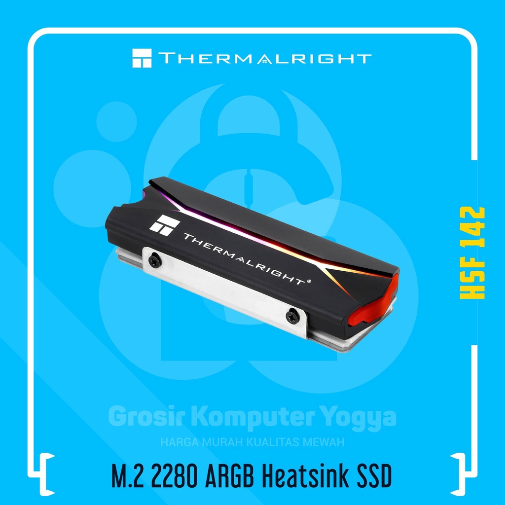 Jual Thermalright M.2 2280 ARGB Stainless Steel Backplate Heatsink SSD