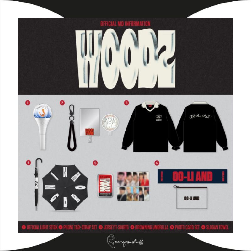 Jual WOODZ WORLD TOUR OOLI AND / OO-LI OFFICIAL MD / MERCH