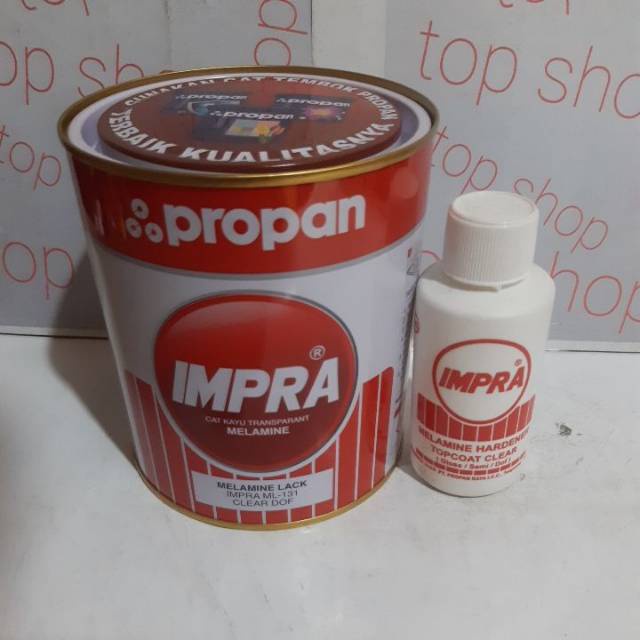 Jual Cat Impra Melamine Kayu Clear Dof Ml 131 Hardener Isi 1kg Shopee Indonesia 0092