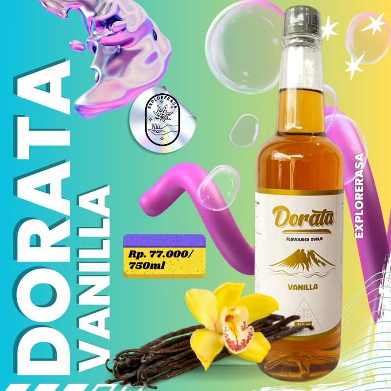 Jual Dorata syrup rasa Vanilla isi 750 ml | Shopee Indonesia