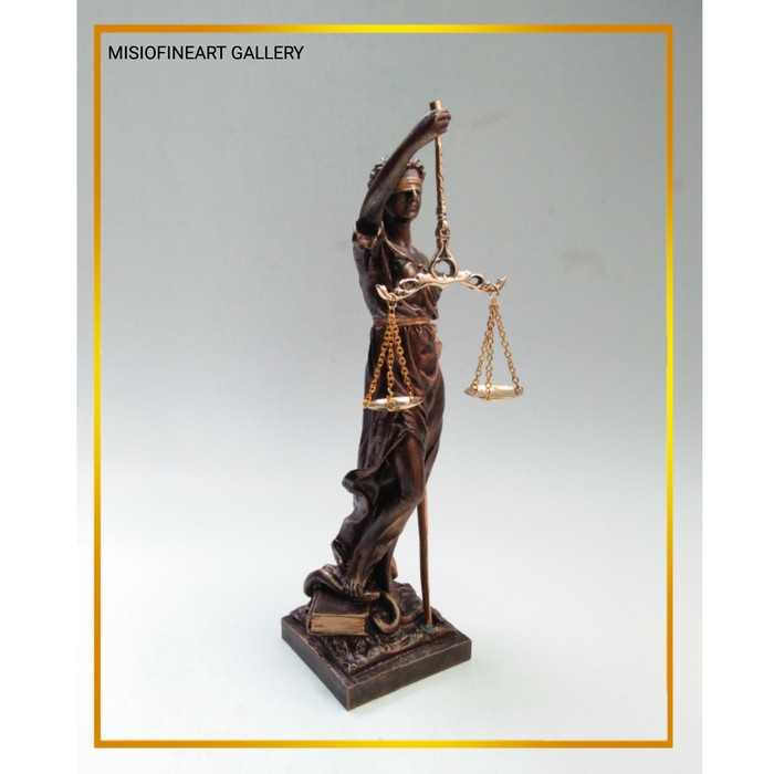 Jual Patung Dewi Keadilan/ Dewi Justitia / Lady Of Justice - Gold ...