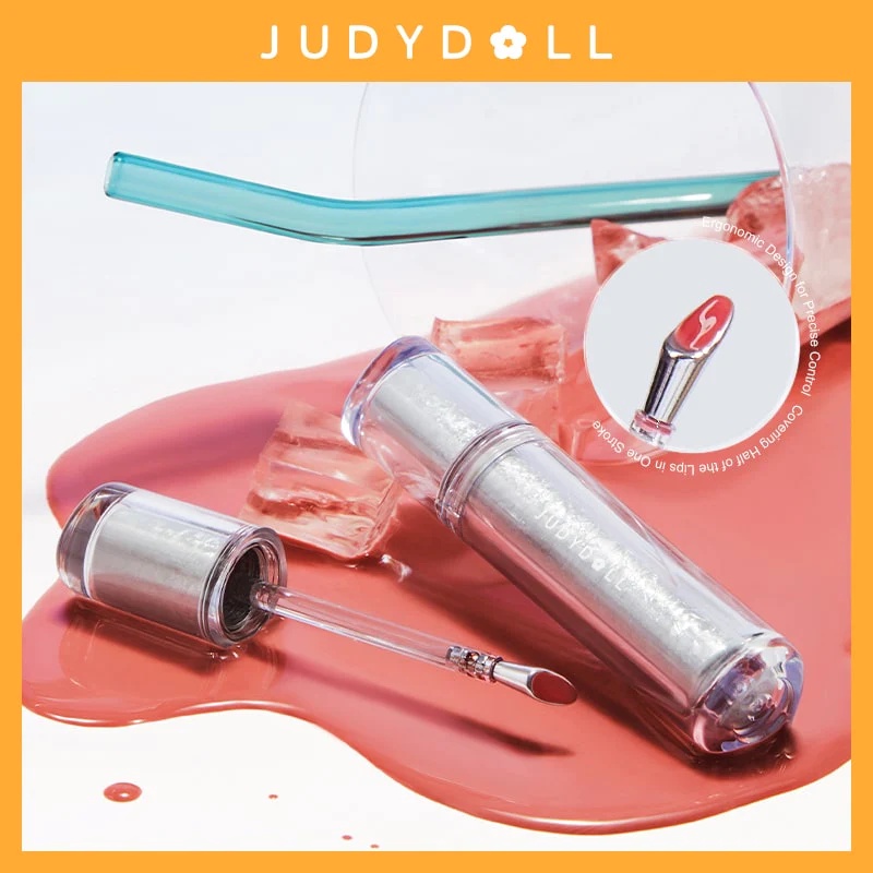 Jual [BPOM] Judydoll Ice Steel Watery Lip Gloss Moisturizing Glow ...