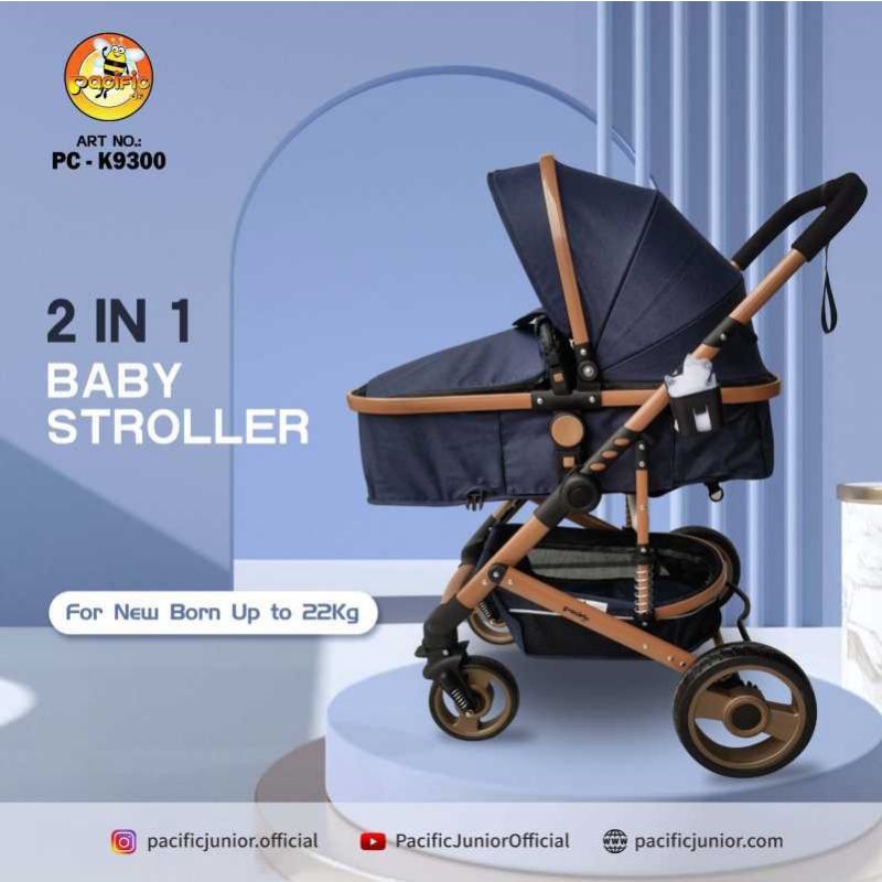 Jual Belleco stroller / k9300 pacific stroller diangkat jadi box bayi ...