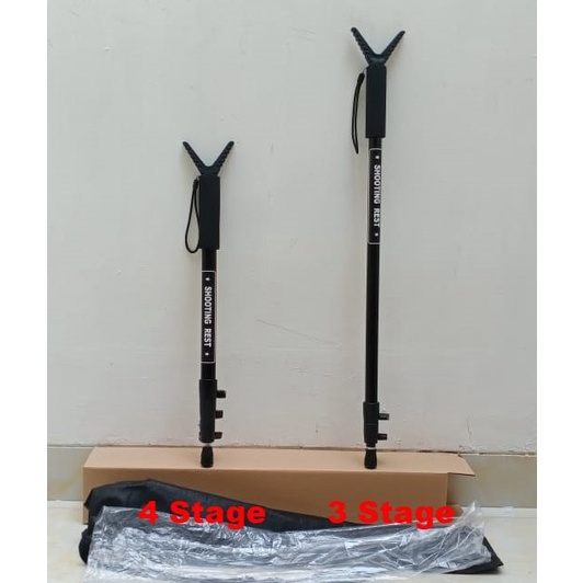 Jual Monopod Shooting Rest Gun Rifle Pcp W/ VYoke Stick No Bipod