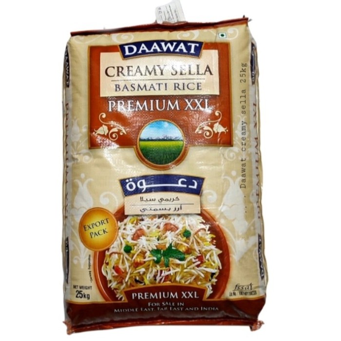 Jual Beras Basmati Daawat Creamy Sella Kemasan Asli Kg Shopee Indonesia