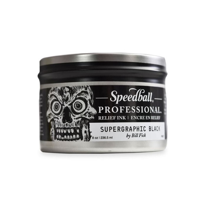 Jual Speedball Professional Relief Ink Supergraphic Black 8 oz | Shopee ...