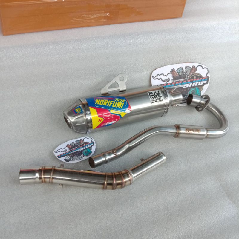 Jual Norifumi open Specs exhaust pipe for Xr 150 xr200 xtz 125 crf 150