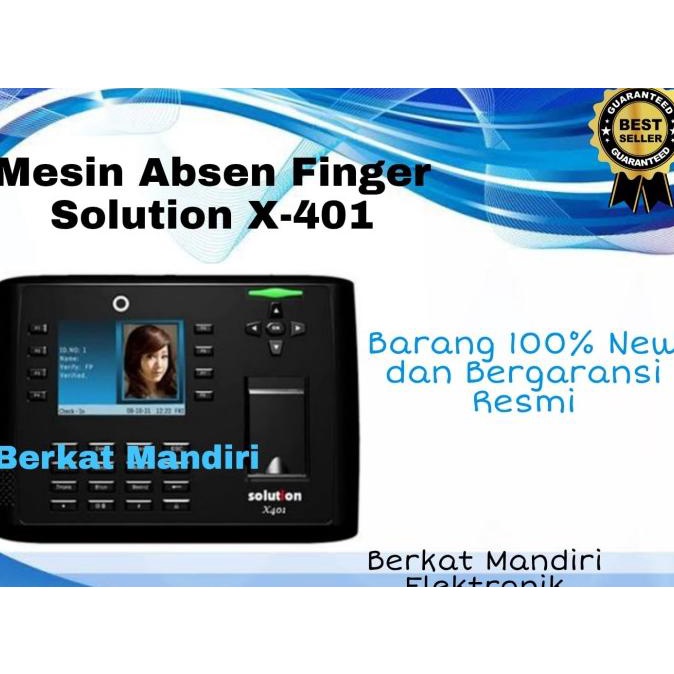 Jual Mesin Absen Fingerprint Solution X401 ( Support Akes Door ) Shopee Indonesia