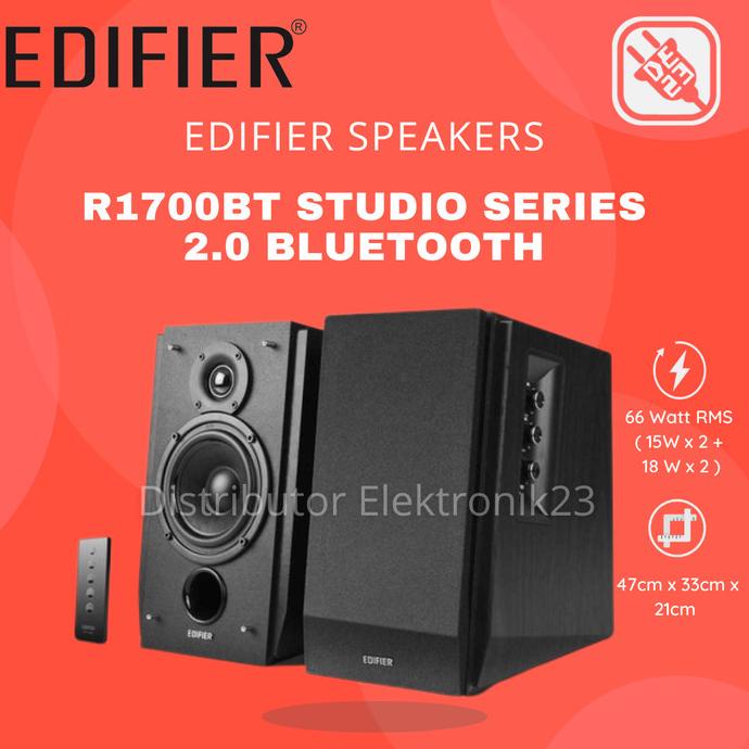 Edifier R1700 R1700BT R1700BTs Bluetooth Bookshelf Active Speakers