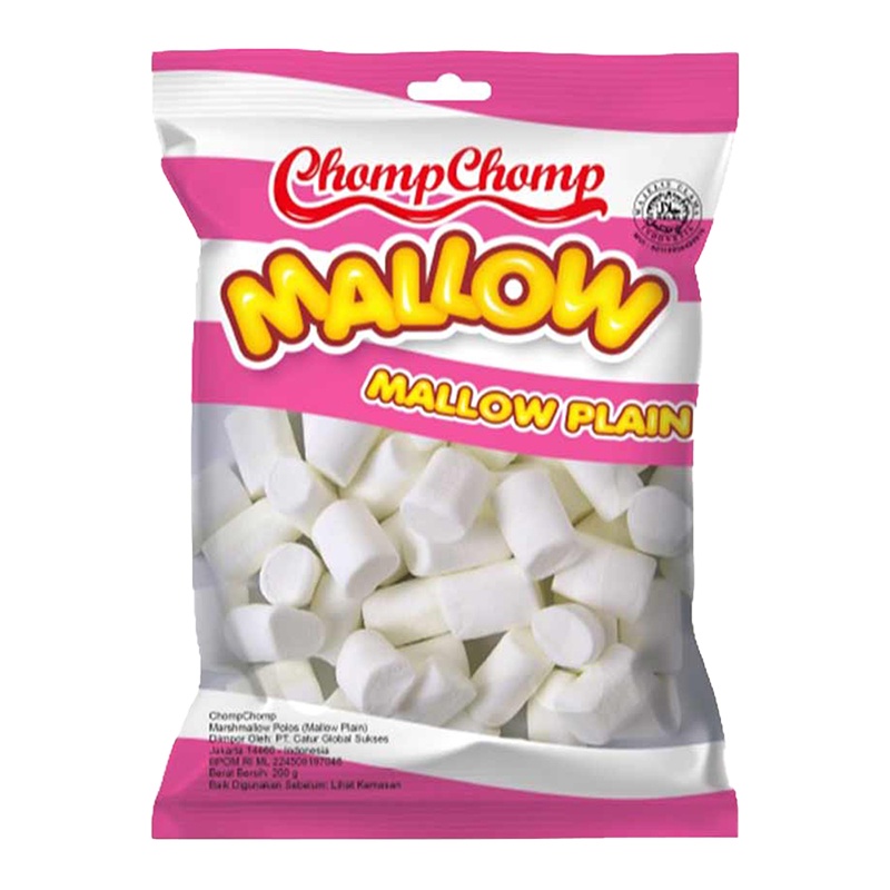 Jual Chomp-chomp Marshmallow Plain 200 g | Shopee Indonesia