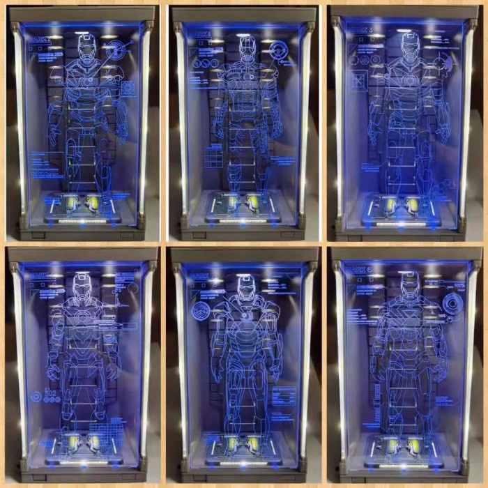 Jual ZD Toys Hologram Iron Man Mark 4 Sets with Hall of Armor