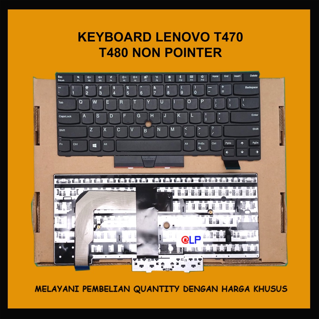 Jual Keyboard Lenovo T470 T480 Non Pointer Shopee Indonesia