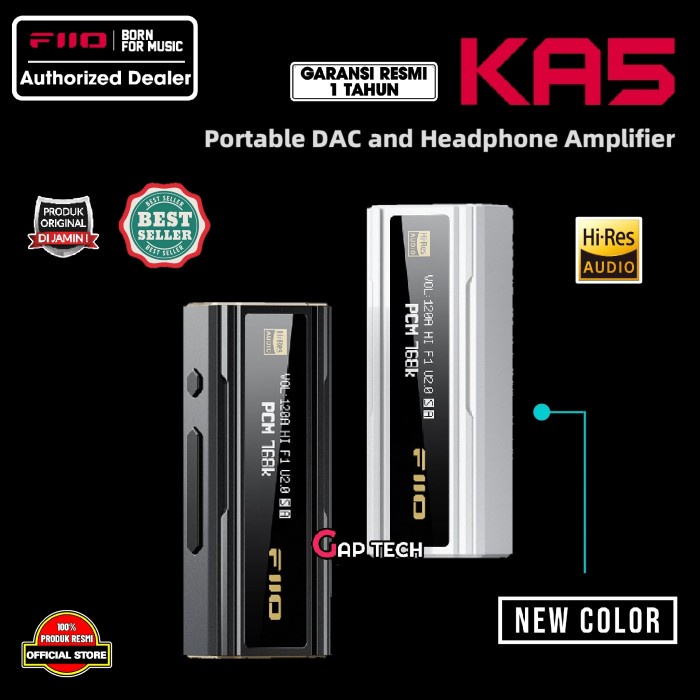 Jual Fiio KA5 / KA 5 High Performance Portable Dual DAC Headphone ...