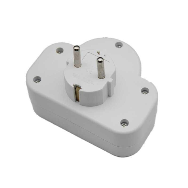 Jual Blc Steker Listrik 2 Lubang Socket Converter Eu 16A 250V With ...