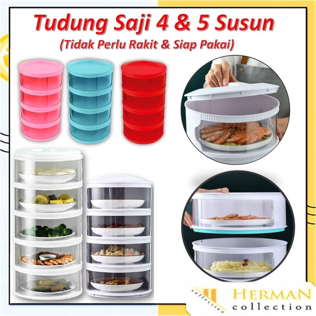Jual Rak Tudung Saji Portable Food Cover Tingkat Penutup Makanan ...