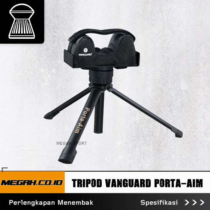 Vanguard PORTA-AIM U Professional Rifle Mini Tripod Rest with U-Yoke