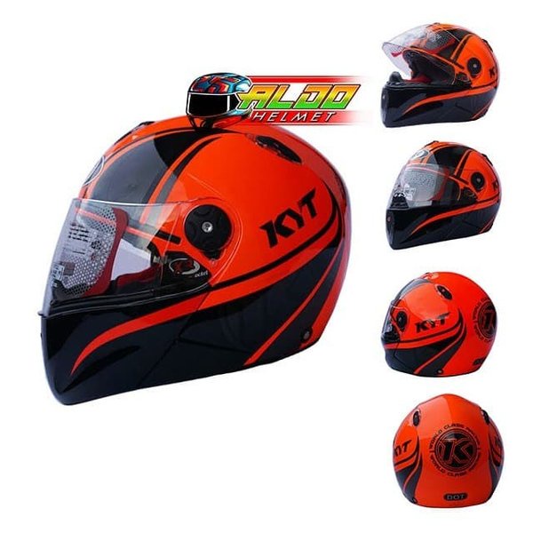 Jual HELM KYT X ROCKET 2 RED FLUO BLACK GM FULL FACE JUAL JPX INK
