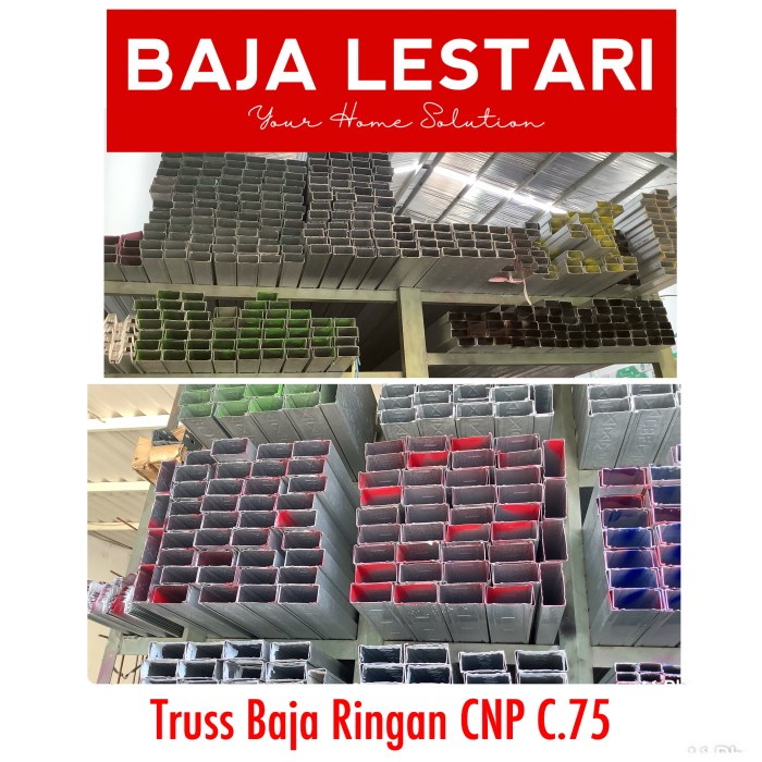 Jual BAJA RINGAN C75/ TRUSS/ KANAL C/ CNP C75.75 MURAH | Shopee Indonesia