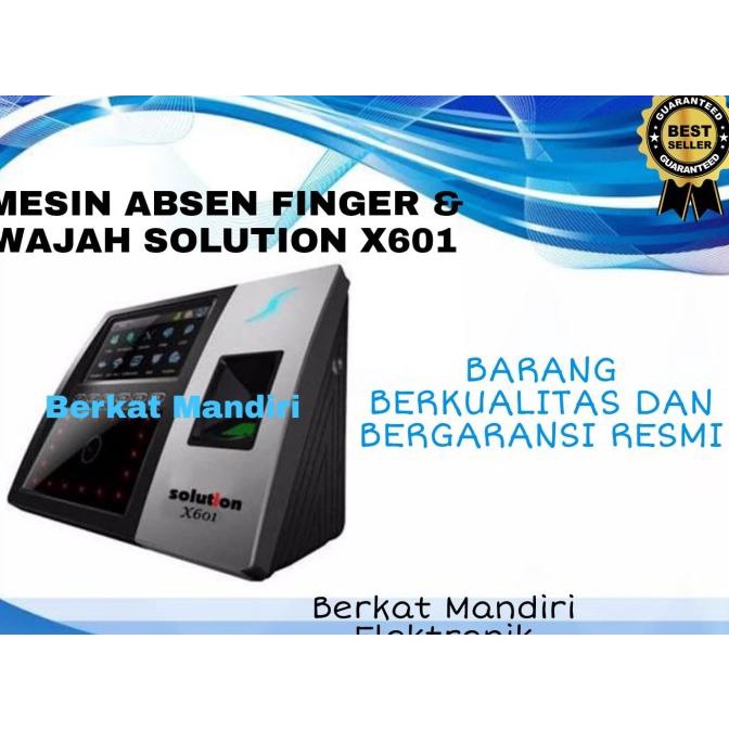 Jual Mesin Absen Solution X 601 / Solution Fingerprint X601 | Shopee ...