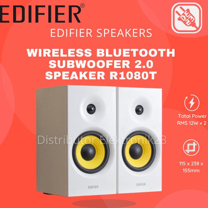 Jual Edifier R1080BT R1080 Wireless Bluetooth Speaker Subwoofer 2.0 ...