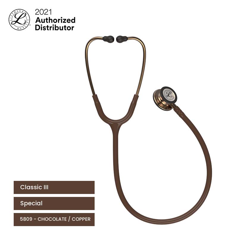 Jual 3M Littmann Classic III Stethoscope / Stetoskop Dewasa CHOCOLATE
