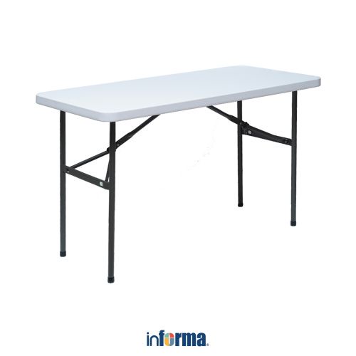Jual Informa Logan Meja Lipat Putih Meja Taman Serbaguna