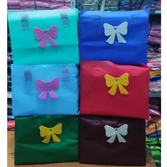 Jual Best! (12pcs / 1Lusin) Tas dasi box 22x22 / 20x20 cm Kain Kantong ...