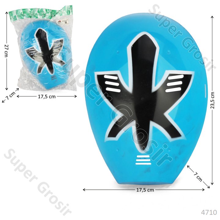 Jual Topeng Karakter Mirip Power Rangers Biru | Shopee Indonesia