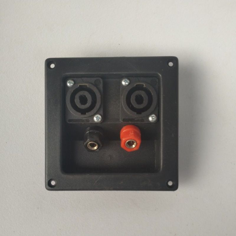 Jual terminal box speaker binding post & 2 soket speakon (2 in 1