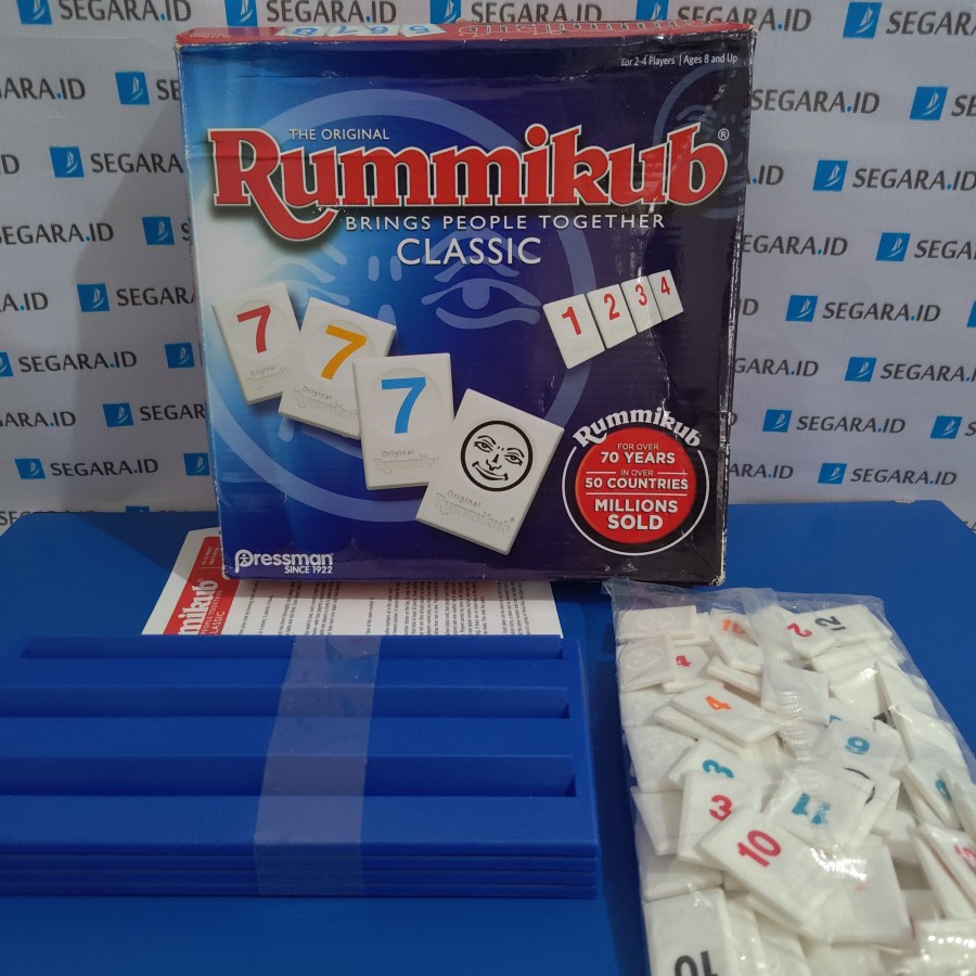 Jual Board Game - The Original Rummikub Classic by Pressman | Shopee ...