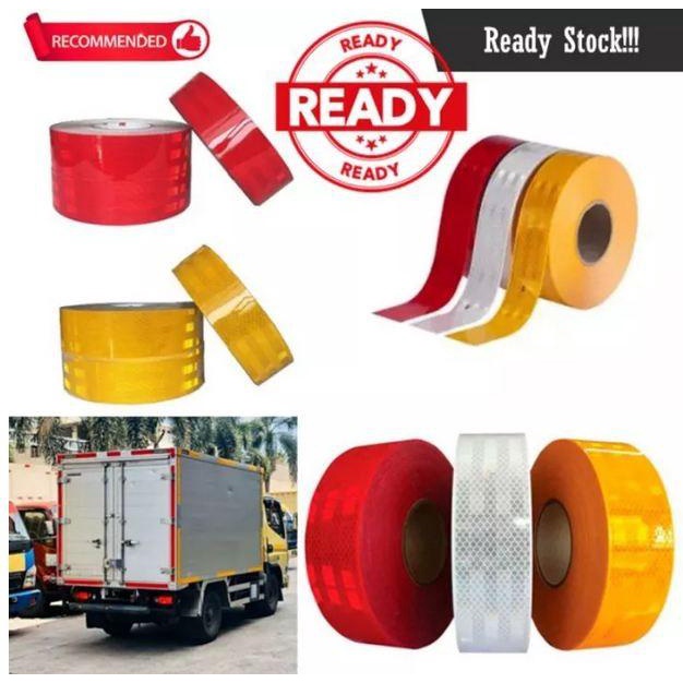 Jual Stiker Reflektor Spotlight Sticker Uji Kir Mobil Box Truk Roll ...