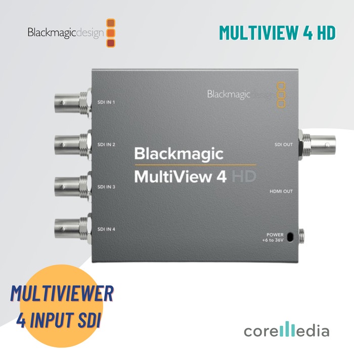 Jual Blackmagic Design Multiview 4 HD Multiviewer 4 Input SDI | Shopee ...