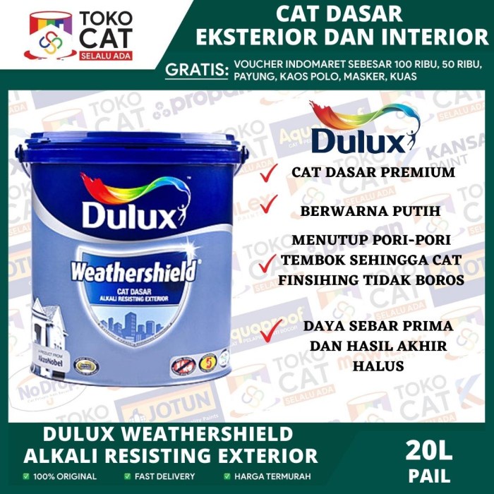 Jual Cat Dasar Dulux Alkali Resisting Exterior 20 L Pail Cat Dasar