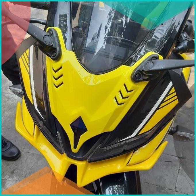 Jual tameng model R1 new R15 v3 plastik abs / temeng yamaha R15 new v3 ...