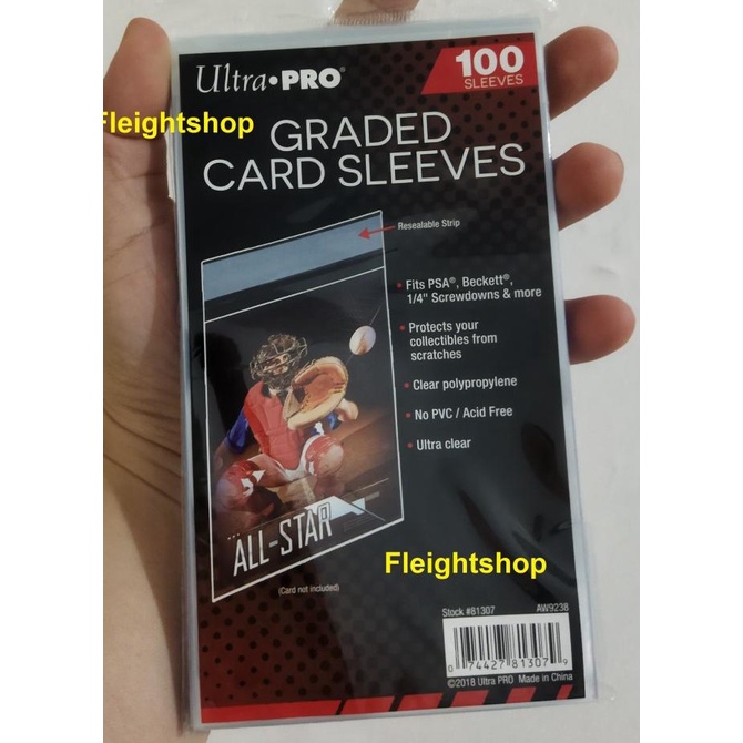 Jual NEW PRODUCT !!!! Ultra Pro Graded Card Sleeves Resealable Happy