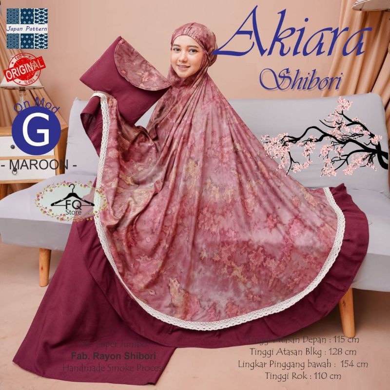 Jual Mukena Dewasa Rayon Shibon Super Jumbo Motif Akiara Part 2 ...