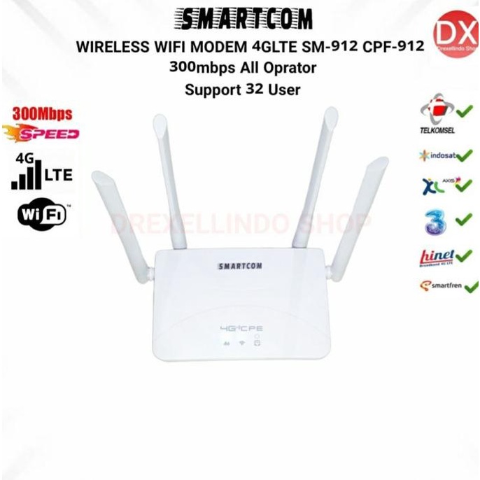 Jual Modem Wifi G Lte Smartcom Sm Mbps Support Sim Card Shopee Indonesia