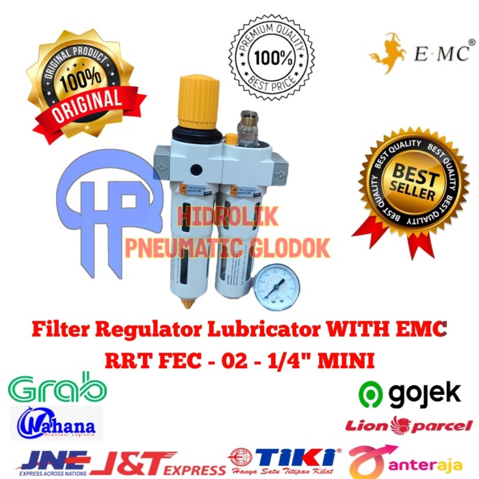 Jual Original Filter Regulator Libricator With Rrt Fec - 02 - 1/4 Inch ...