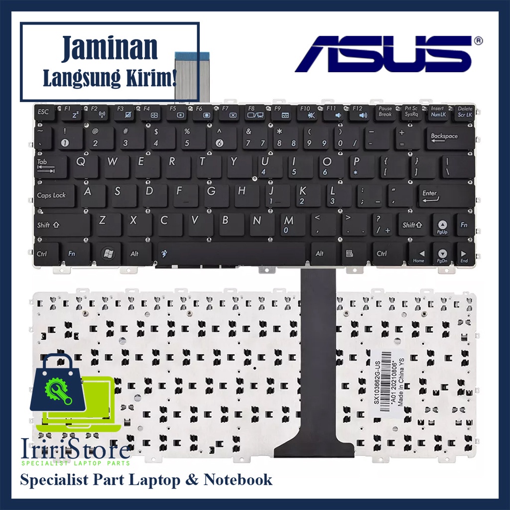 Jual Keyboard laptop Asus Eee PC 1015 1015B 1015CX 1015P 1015PE X101C ...