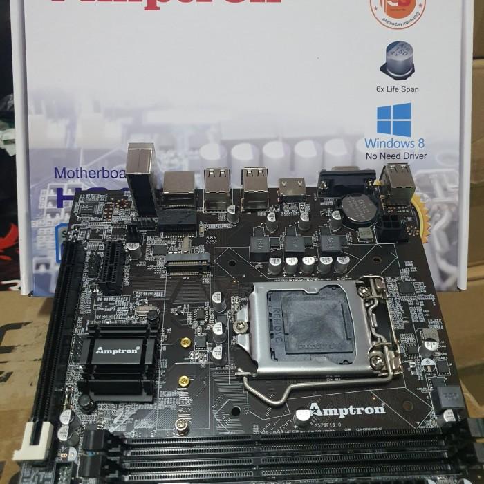 Jual MOTHERBOARD AMPTRON H61 DDR3 LGA 1155 | Shopee Indonesia