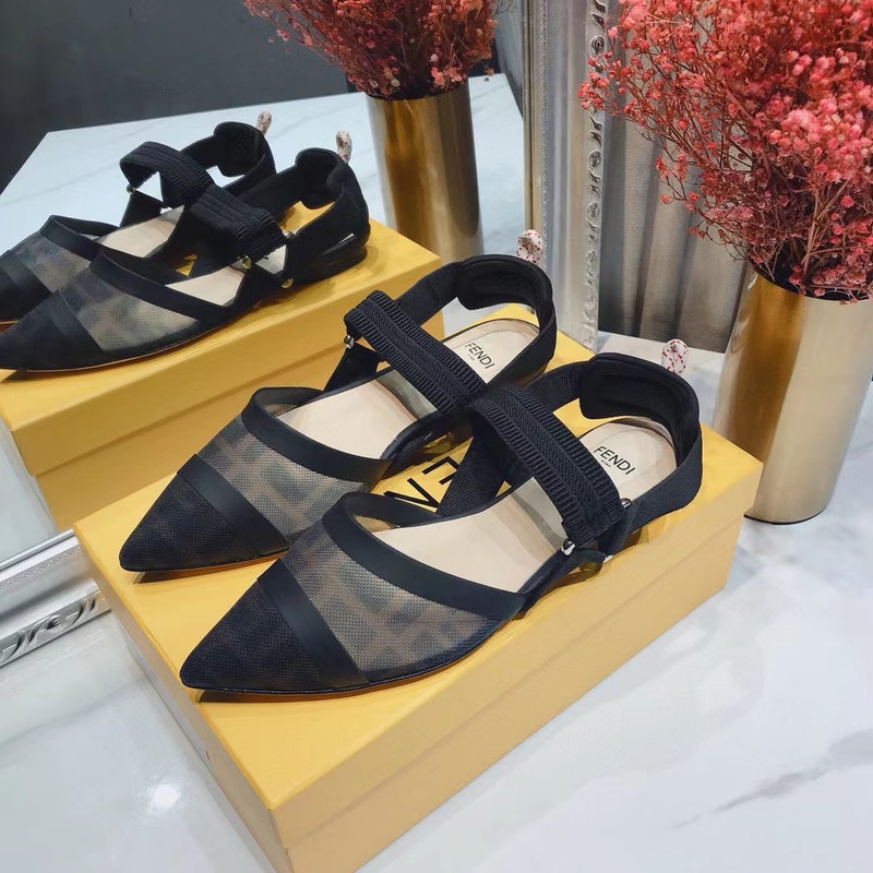 ほぼ未使用】FENDI ニット スニーカー エアーソール 黒 28cm（Jual 